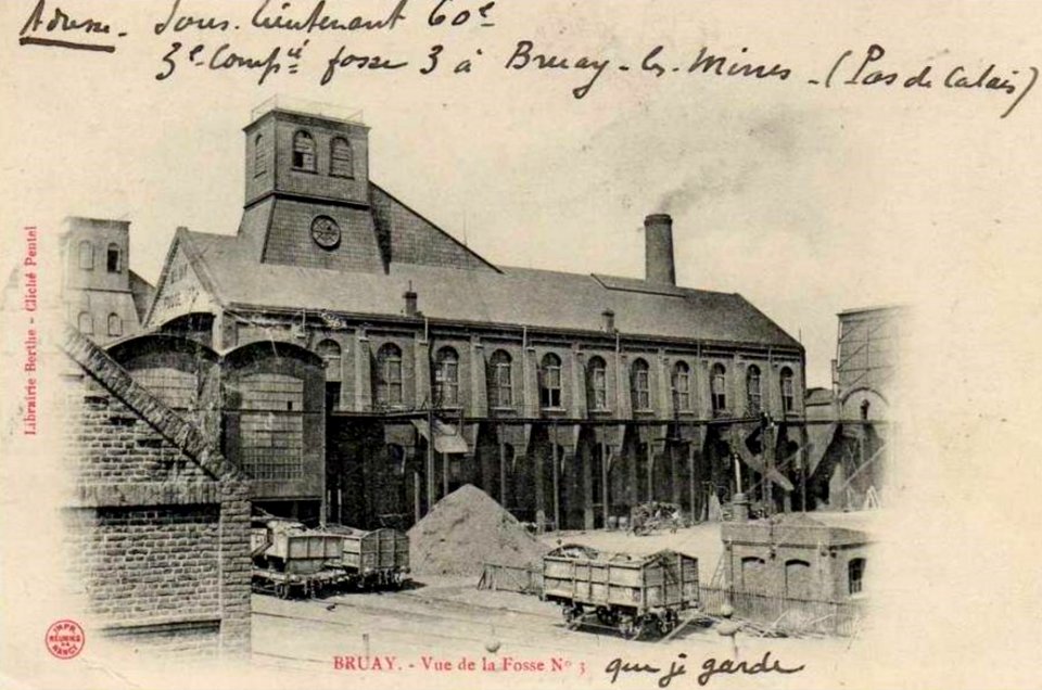 Bruay-la-Buissière - Fosse n° 3 - 3 bis - 3 ter des mines de Bruay (J)