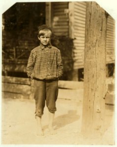 Bruce Tillery, 10 years old. Swept in Eagle Mill, Columbus, Ga. last summer and going to work again next week. Been toting 13 dinners a day. Mother gets most of the money. Several brothers LOC nclc.02819