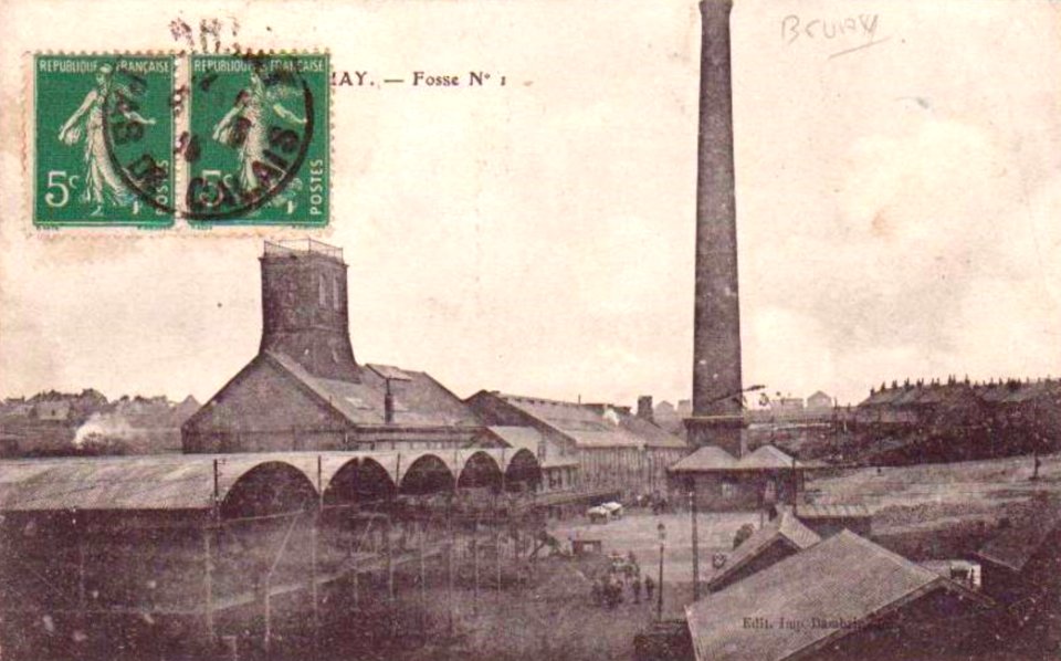 Bruay-la-Buissière - Fosse n° 1 - 1 bis des mines de Bruay (G)