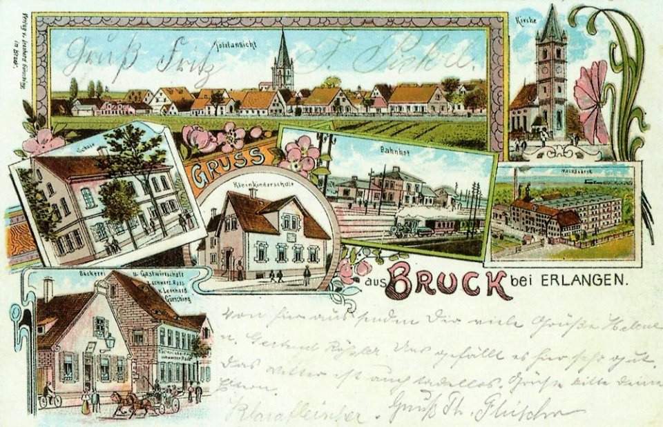 Bruck (Erlangen) Postkarte 001