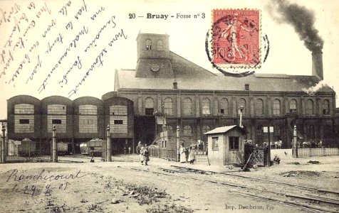 Bruay-la-Buissière - Fosse n° 3 - 3 bis - 3 ter des mines de Bruay (E)