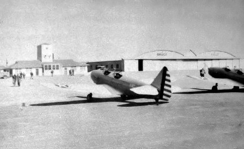 Bruce Field - Parking Apron Looking at Hangars and Operations Building