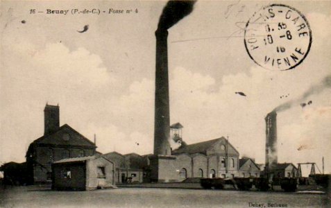 Bruay-la-Buissière - Fosse n° 4 - 4 bis - 4 ter des mines de Bruay (F)