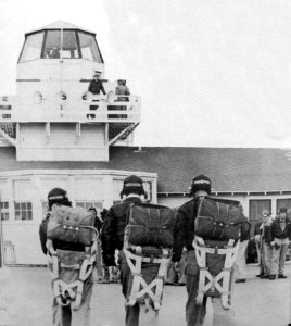 Bruce Field - Cadets walking back to post operations