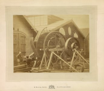Bruining, Bernardus Fabriek van werktuigen en ijzergieterij van D.A. Schretlen & Co. ErfgoedLeiden