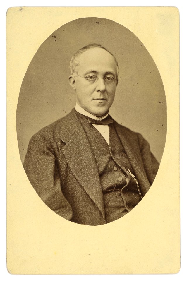 Bruining, Bernardus Portret van D. Bierens de Haan ErfgoedLeiden