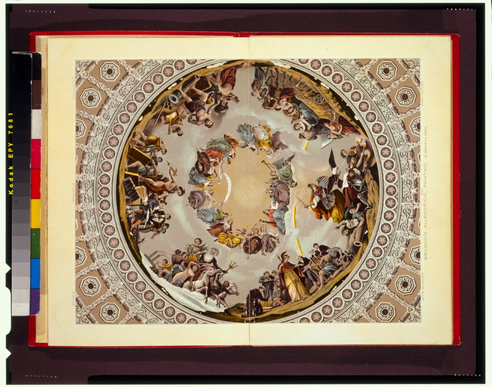 Brumidi's allegorical painting, in dome of U.S. Capitol LCCN2007680366