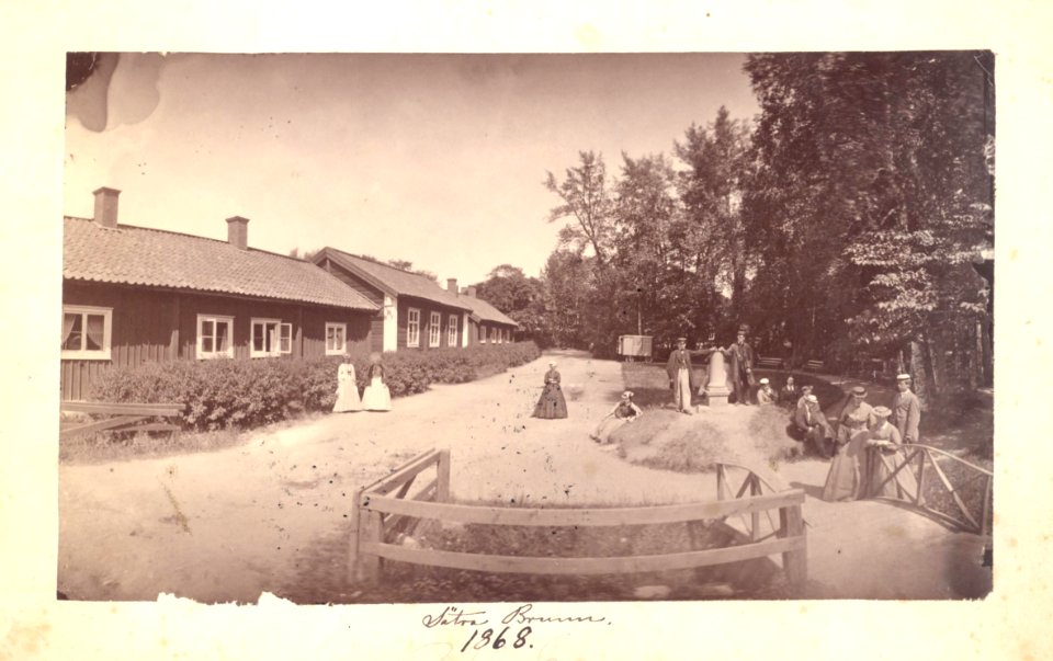 Brunnsgäster vid Sätra brunn 1868