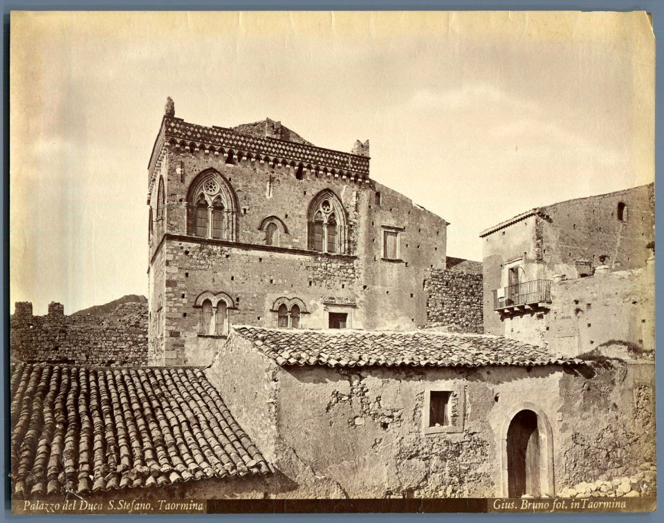 Bruno, Giuseppe (1836-1904) - Palazzo del Duca S. Stefano - Taormina