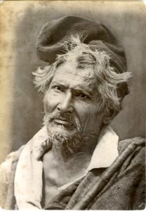 Bruno, Giuseppe (1836-1904) - Vecchio popolano - Timbrata sul retro photo
