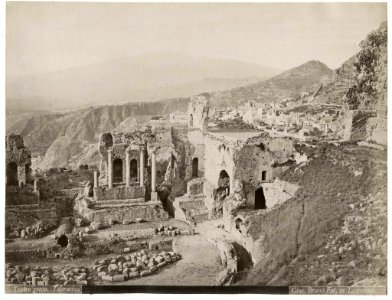 Bruno, Giuseppe (1836-1904) - n. ... - Teatro Greco - Taormina photo