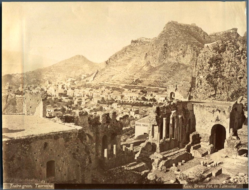 Bruno, Giuseppe (1836-1904) - Teatro greco - Taormina
