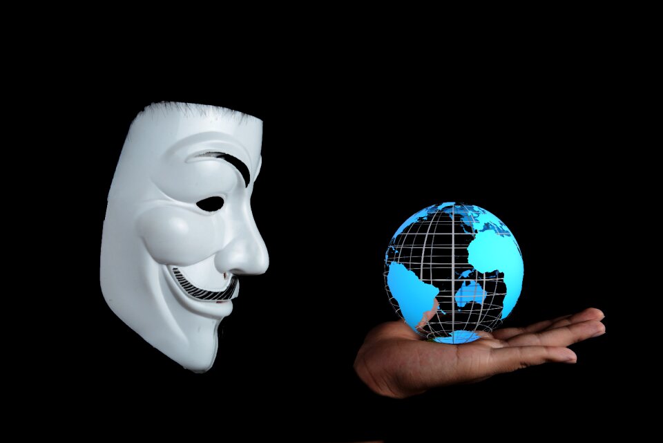 Hacktivist international globe