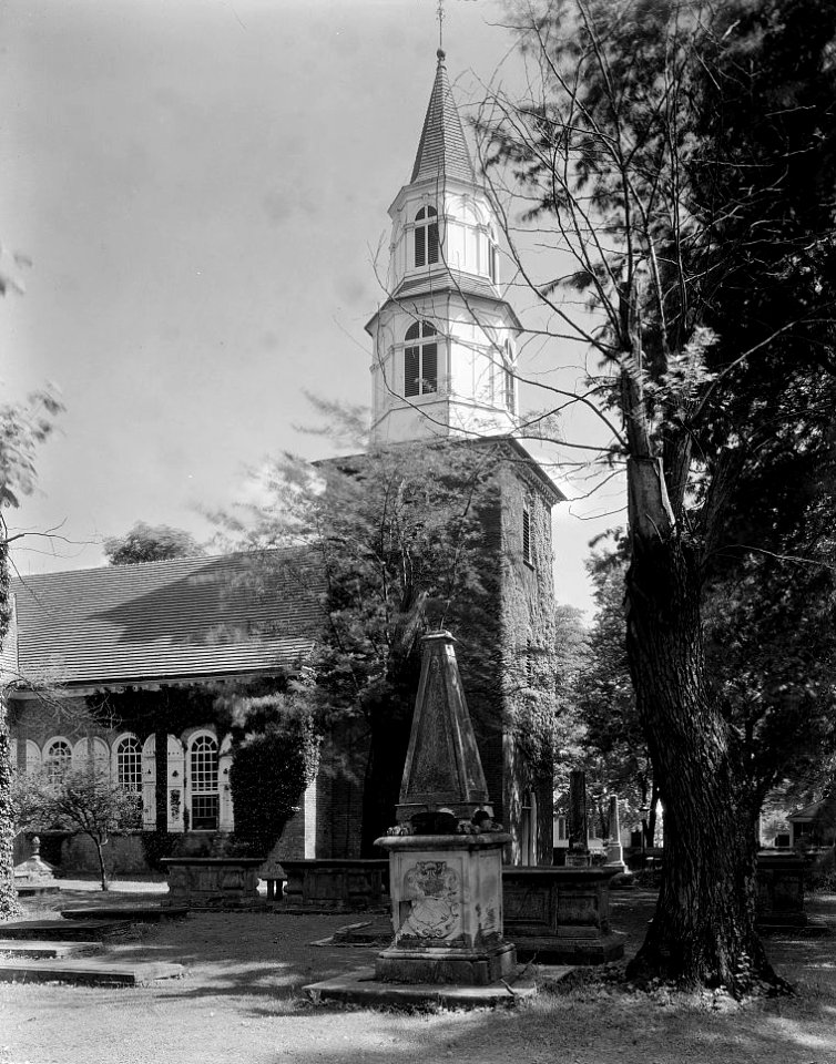 Bruton Parish Church Williamsburg Virginia by Frances Benjamin Johnston
