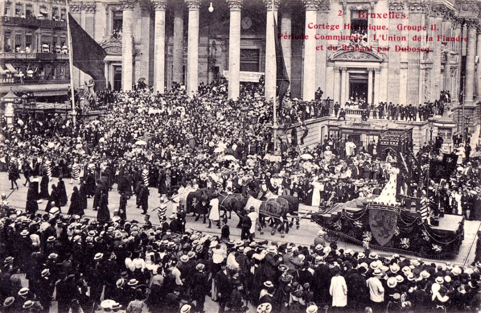 Bruxelas, Cortejo histórico, 2, Arquivo de Villa Maria, Angra do Heroísmo, Açores.