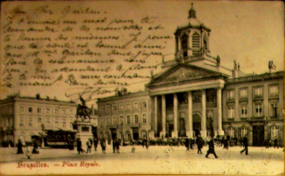 Bruxelles place royale 6 X 1906
