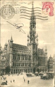 Bruxelles Hotel de ville 1920
