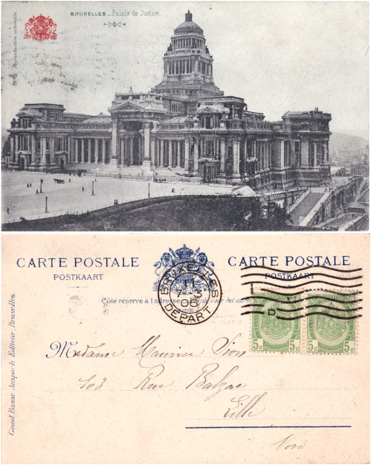 Bruxelles — Palais de Justice – Justitiepaleis van Brussel