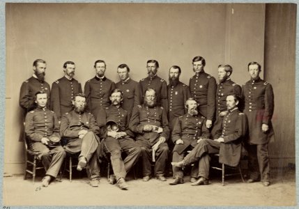 Brvt. Maj. General Wm. T. Ward and staff LCCN2013647568