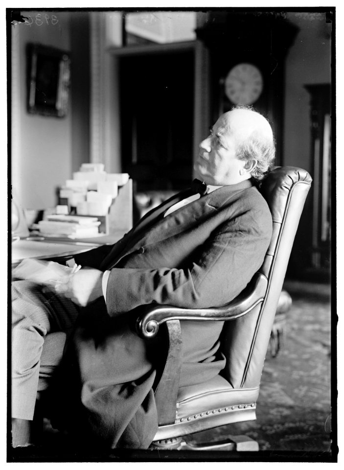 BRYAN, WILLIAM JENNINGS. REP. FROM NEBRASKA, 1891-1895; SECRETARY OF STATE, 1913-1915. AT DESK LCCN2016865541