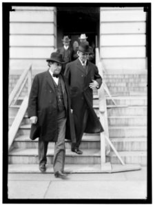 BRYAN, WILLIAM JENNINGS. REP. FROM NEBRASKA, 1891-1895; SECRETARY OF STATE, 1913-1915. WITH CONE JOHNSON, SOLICITOR, STATE DEPARTMENT LCCN2016865385