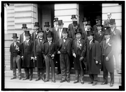 BRYAN, WILLIAM JENNINGS. REP. FROM NEBRASKA, 1891-1895; SECRETARY OF STATE, 1913-1915. WITH CHINESE CHAMBER OF COMMERCE LCCN2016866447