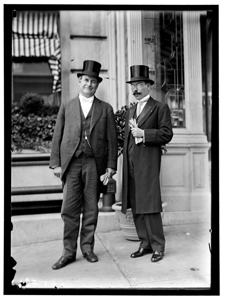 BRYAN, WILLIAM JENNINGS. REP. FROM NEBRASKA, 1891-1895; SECRETARY OF STATE, 1913-1915. WITH MIN. MESEN, ROBERTO BRENES, E.E. AND M.P. FROM COSTA RICA LCCN2016865740