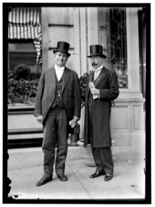 BRYAN, WILLIAM JENNINGS. REP. FROM NEBRASKA, 1891-1895; SECRETARY OF STATE, 1913-1915. WITH MIN. MESEN, ROBERTO BRENES, E.E. AND M.P. FROM COSTA RICA LCCN2016865740
