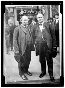 BRYAN, WILLIAM JENNINGS. SEC. BRYAN WITH HIS DOUBLE LOC hec.02520