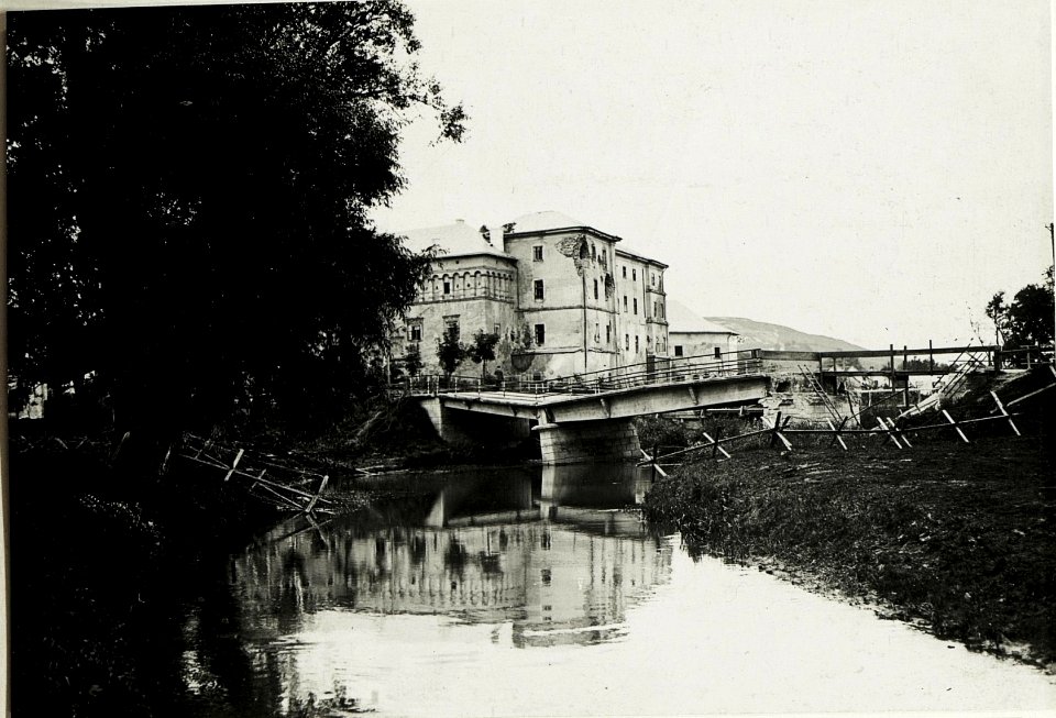 Brzeany.Zlota Lipa mit Kastell und gesprengter Brücke (BildID 15432049)