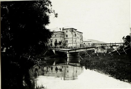 Brzeany.Zlota Lipa mit Kastell und gesprengter Brücke (BildID 15432049)