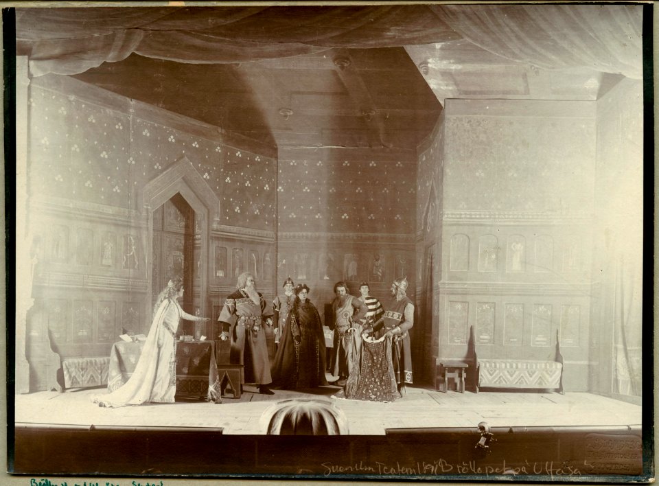 Bröllopet på Ulfåsa, Svenska teatern 1905. Föreställningsbild - SMV - H14 032