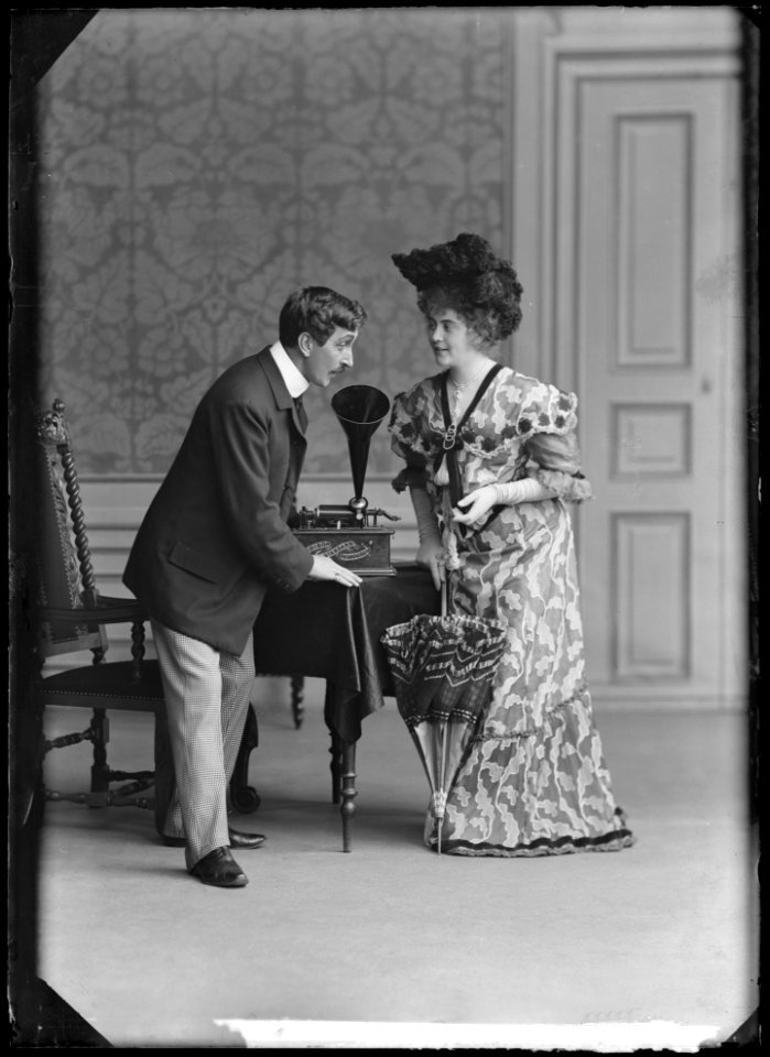 Bröllopsnatten, Södra teatern 1905. Rollporträtt - SMV - ST014