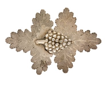 Bröstknäppe av silver, 1800-tal - Hallwylska museet - 110576