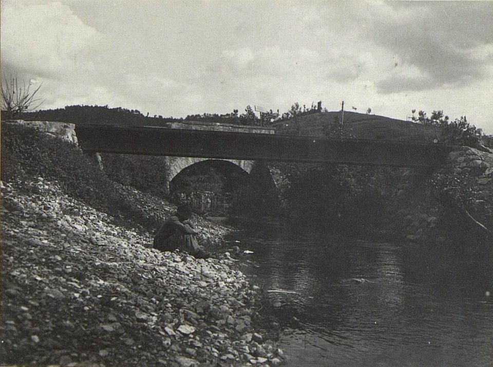 Brücke für die Rollbahn bei Mura 8-9km. (BildID 15672905)