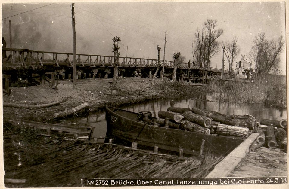 Brücke über Canal Lanzahunga bei C.di Porto 24.3.18. (BildID 15616897)