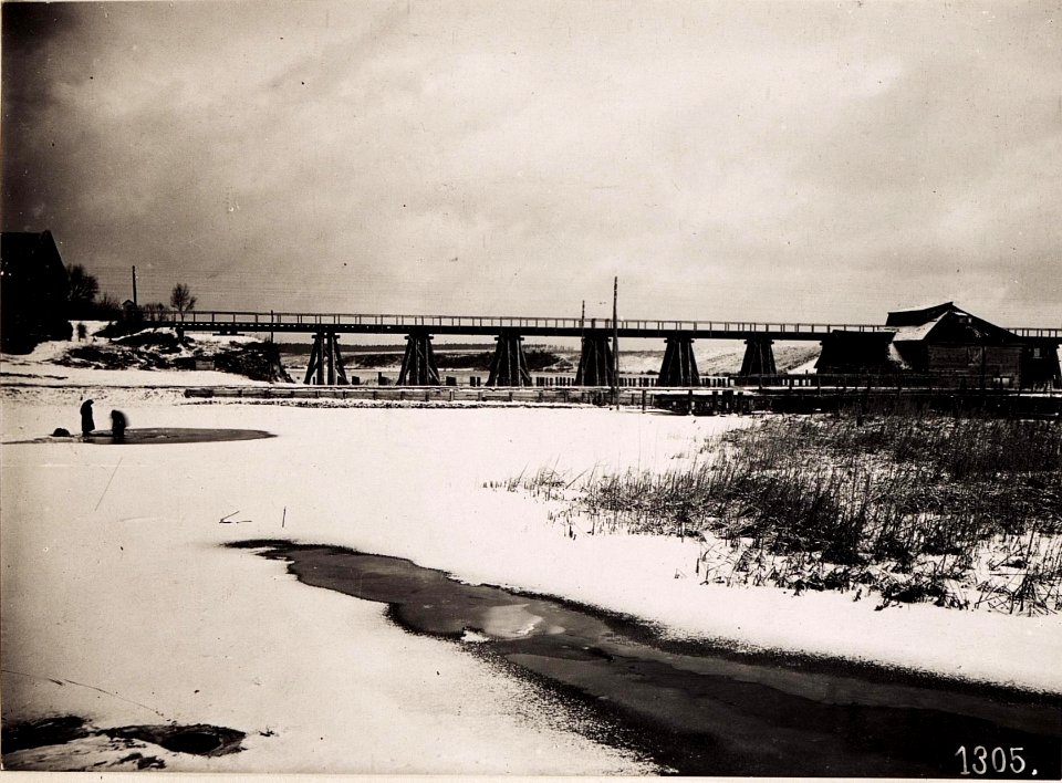 Brücke in Platydni. (19-II.1918.) (BildID 15712212)