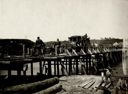 Brückenbau bei Czortkow. (BildID 15532948)