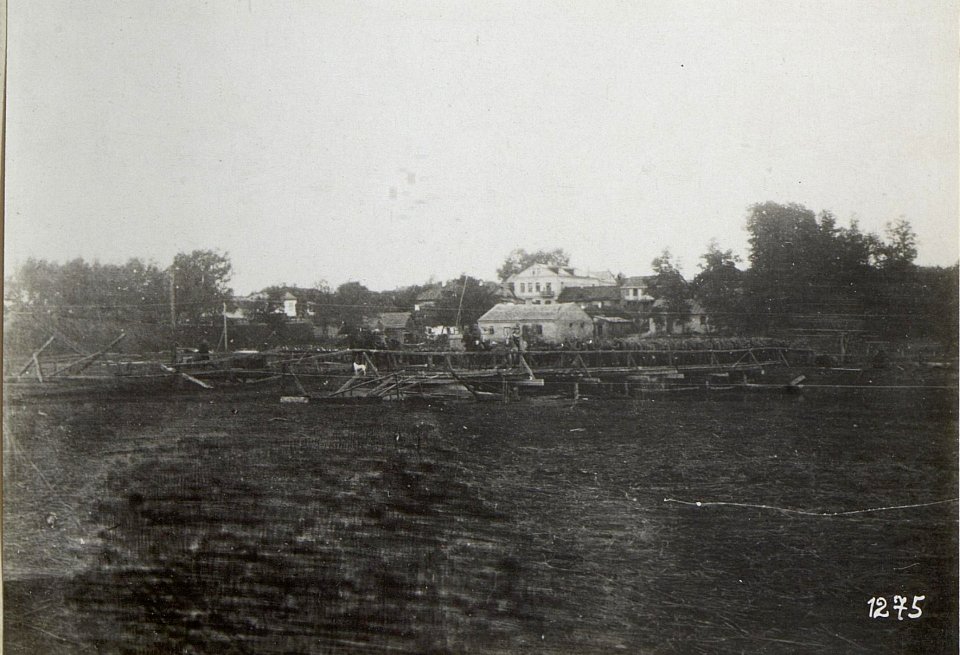 Brückenbau in Galizien im Abschnitt der vierten k.u.k. Armee (BildID 15685823)