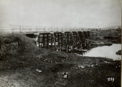 Brückenbau in Galizien im Abschnitt der vierten k.u.k. Armee (BildID 15685851)
