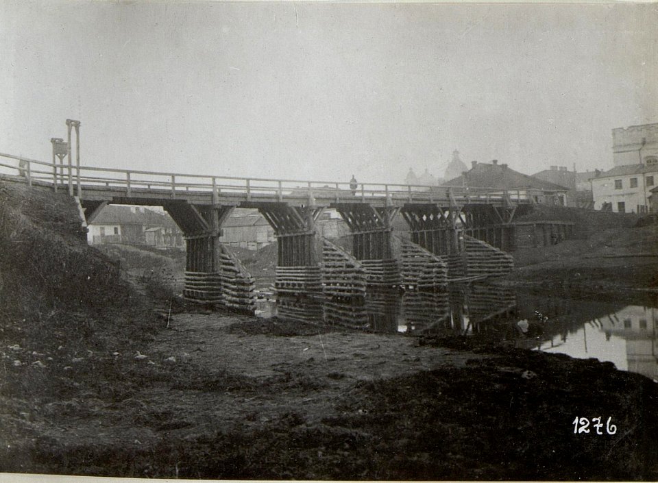 Brückenbau in Galizien im Abschnitt der vierten k.u.k. Armee (BildID 15685830)