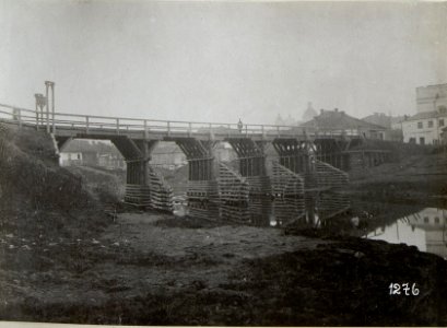 Brückenbau in Galizien im Abschnitt der vierten k.u.k. Armee (BildID 15685830)
