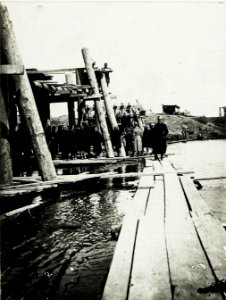 Brückenbauarbeiten in Vasica über Bosut. (BildID 15586577)