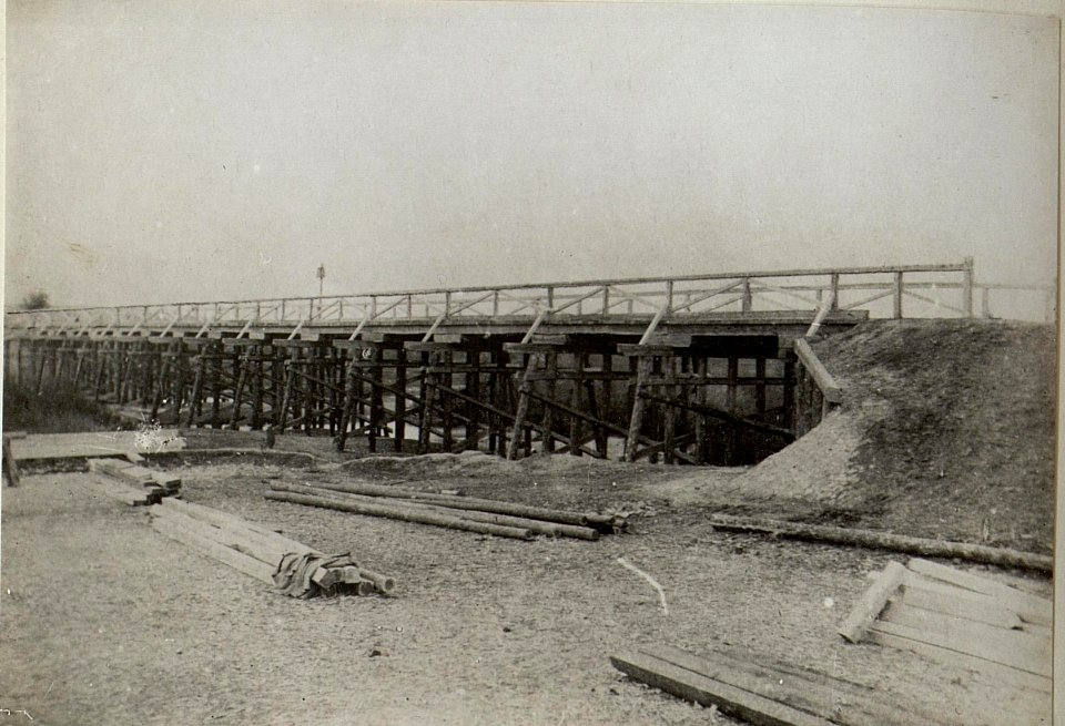 Brückenbau in Galizien im Abschnitt der vierten k.u.k. Armee (BildID 15685753)