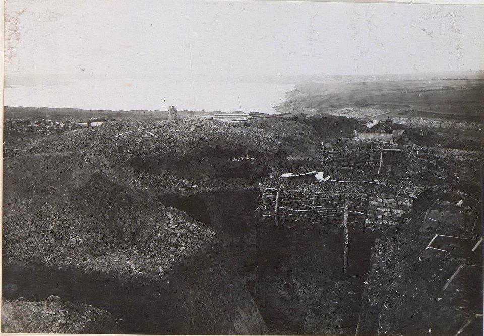 Brückenkopf Siemikowce, linker Flügel, Blick von Bohatkowce-Iszczkow (BildID 15439672)