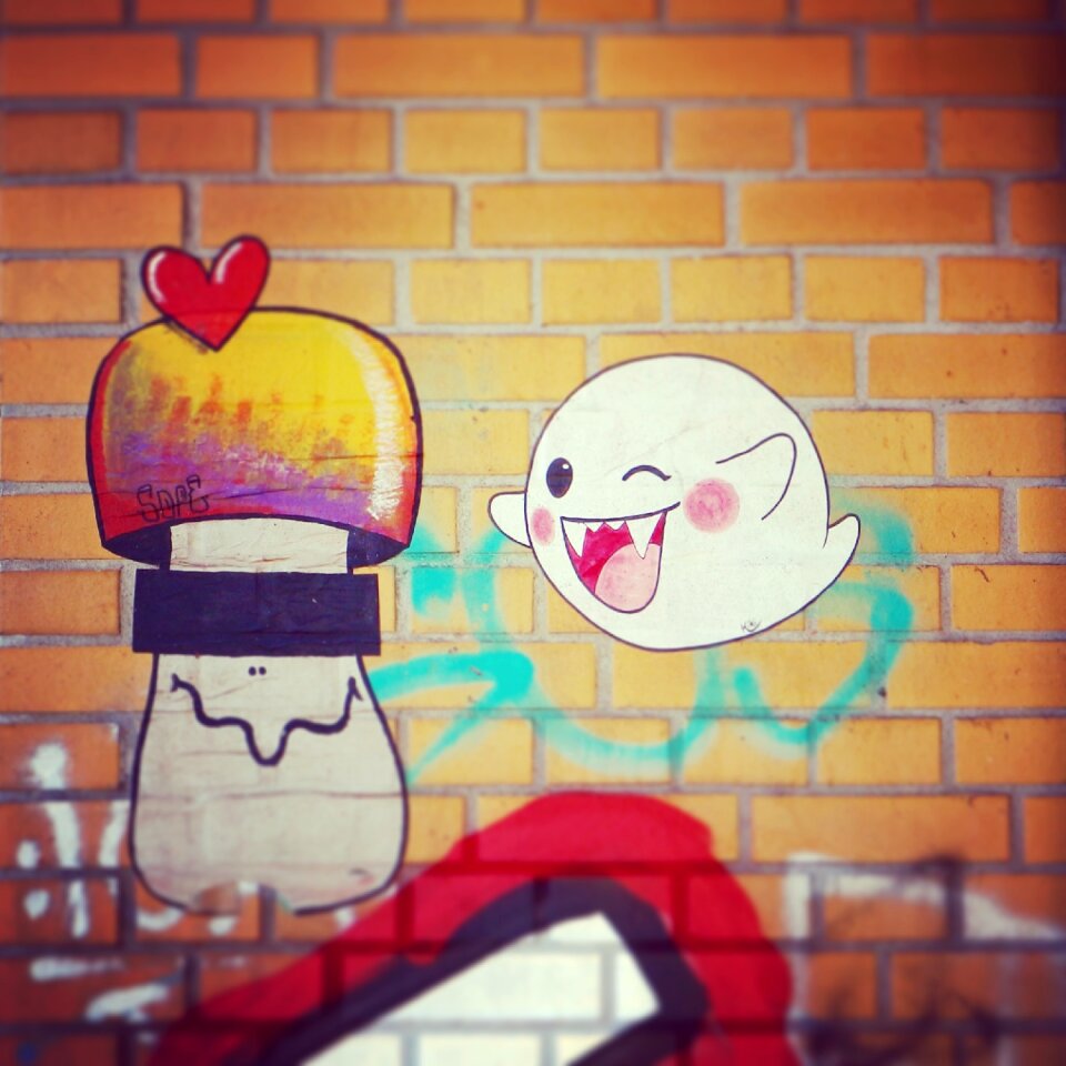 Street art facade