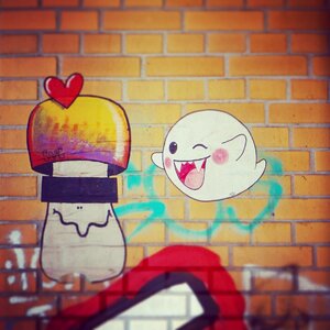 Street art facade