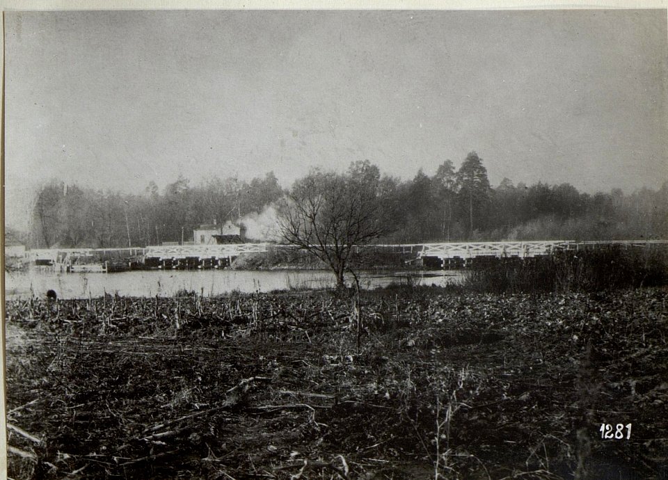 Brückenbau in Galizien im Abschnitt der vierten k.u.k. Armee (BildID 15685865)