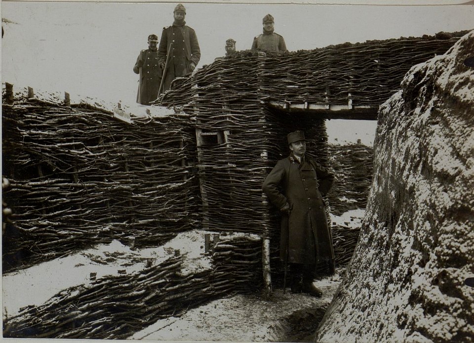 Brückentraverse. Inf.Rgt.Nro.76. PANASOWKA, 9.II.1916. (BildID 15454202)