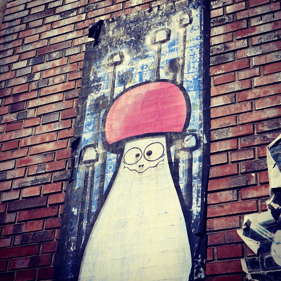 Street art facade